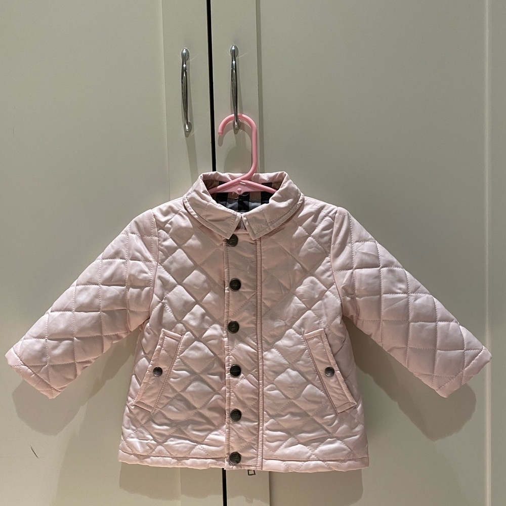 Burberry Quilted Toddler Coat - 18-24months Pink